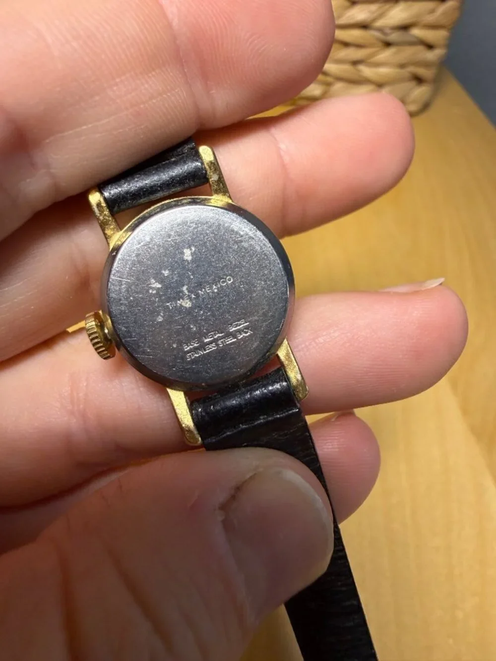 Timex vintage gold